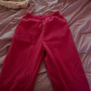 pink sweatpants